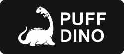 Puff Dino logo Puff Dino logo