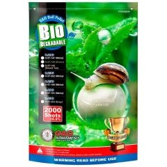 Bolas biodegradables 6 mm 0,25 g 2000 unidades PLA Blanco