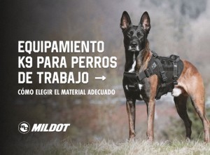 Equipamiento K9 para perros de trabajo: cómo elegir el material adecuado
