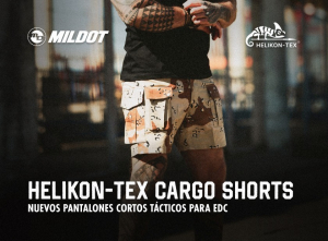 Helikon-Tex Cargo Shorts: Nuevos pantalones cortos tácticos para EDC