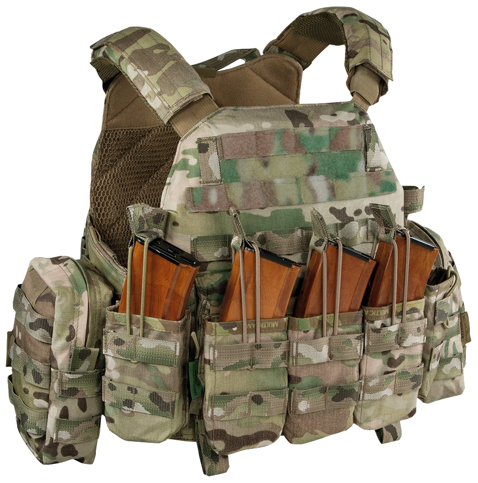 Chaleco porta placas WARRIOR ASSAULT DCS AK 7.62mm MultiCam