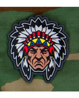 Parche de goma 3D Jefe Cherokee