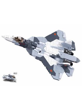 Set SLUBAN Jet Fighter 2 en 1 gris
