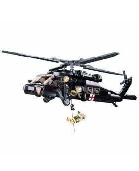 Set SLUBAN US medical Army helicopter