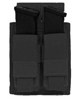 Funda portacargador doble de pistola WARRIOR ASSAULT negra