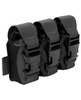Triple pouch porta Granadas Aturdidoras WARRIOR ASSAULT Laser Cut negro