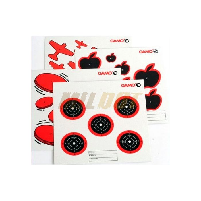 Dianas variadas GAMO 14x14 cm 100 unidades 📦 Envío Rápido