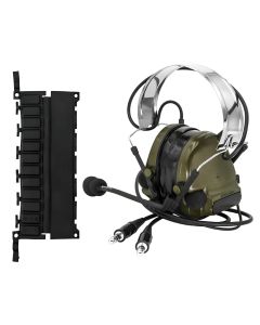 Auriculares electrónicos TAC-SKY COMTAC III DUAL PTT verdes