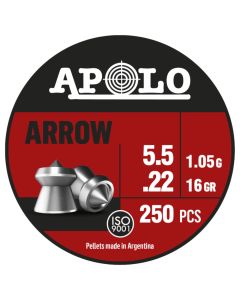 Balines APOLO Arrow 5.5mm - 1,05g - 250 unidades