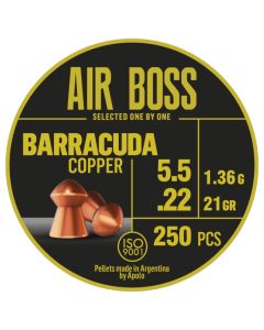 Balines APOLO Barracuda Copper 5.5mm - 1,36g - 250 unidades