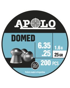 Balines APOLO Domed 6.35mm - 200 unidades