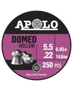 Balines APOLO Domed Hollow 5.5mm - 0,95g - 250 unidades