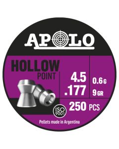 Balines APOLO Hollow Point 4.5mm - 250 unidades
