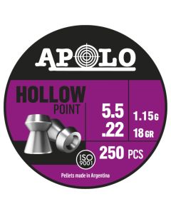 Balines APOLO Hollow Point 5.5mm - 250 unidades