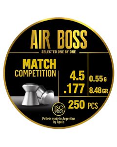 Balines APOLO Match Competition 4.5mm - 0,55g - 250 unidades