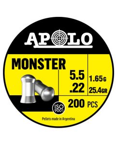 Balines APOLO Monster 5.5mm 1,65g - 200 unidades