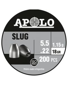 Balines APOLO Slug 5.5mm - 1,15g - 200 unidades