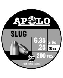 Balines APOLO Slug 6.35mm - 2,6g 200 unidades