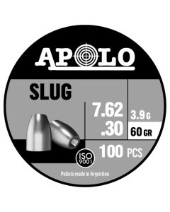 Balines APOLO Slug 7.62mm - 3,9g 100 unidades