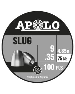 Balines APOLO Slug 9mm - 4,85g 100 unidades