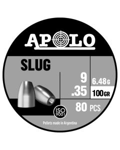 Balines APOLO Slug 9mm - 6,48g 80 unidades
