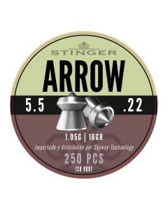 Balines STINGER Arrow 5.5 mm 250 uds