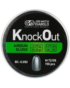 Balines JSB KnockOut Slugs 6.35 mm
