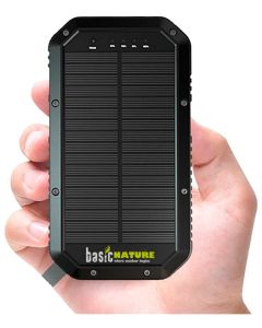 Cargador solar portátil BASICNATURE 8000 mAh
