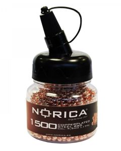 Biberón de 1.500 BBs de acero cobreados NORICA Premium 4.5mm