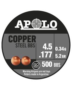 Biberón de 500 BBs de acero APOLO Copper- 4.5mm