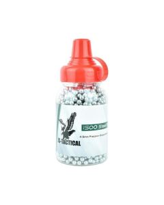 Biberón de 1500 BBs de Acero JS-TACTICAL Precision Grade 4.5mm 0,35 g