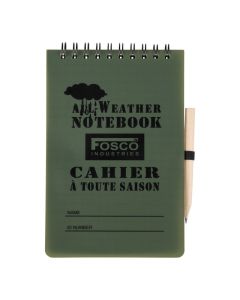 Bloc de Notas Impermeable FOSCO INDUSTRIES grande verde