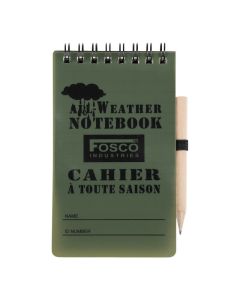 Bloc de Notas Impermeable FOSCO INDUSTRIES verde