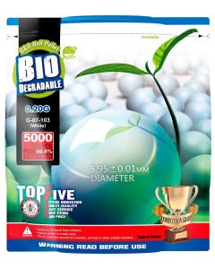 Bolas Bio G&G 0.20 Blancas 5000 uds