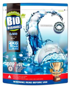 Bolas Bio G&G 0.25 Blancas 4000 unidades