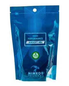 Bolas NIMROD High Performance 0.25 Blancas - 1000 rds
