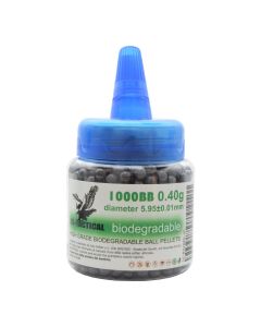 Bolas de Airsoft BIO JS-TACTICAL High Grade 0,40 g Negras x1000 6mm