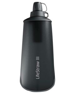 Botella plegable con filtro LIFESTRAW Peak 1litro gris