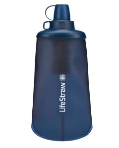 Botella plegable con filtro LIFESTRAW Peak 650ml azul