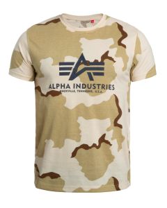 Camiseta ALPHA INDUSTRIES Basic Big Logo desert camo