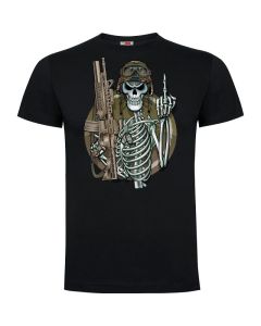Camiseta SUMMIT OUTDOOR Esqueleto negra