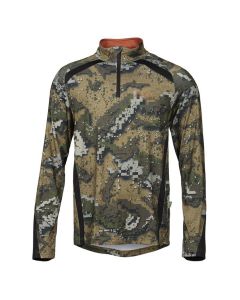 Camiseta SWEDTEAM Alpha Half-Zip Antibite camo veil