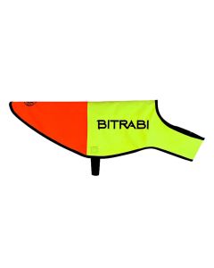 Capa de alta visibilidad BITRABI para perros de caza