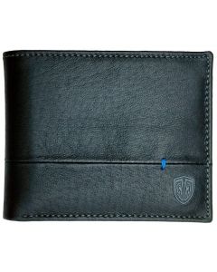 Cartera Porta Credenciales con Monedero ANTS Blue Line