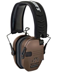 Cascos electrónicos WALKER'S Razor marrones