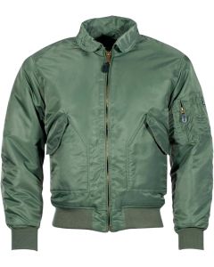 Cazadora Bomber MILTEC US CWU verde