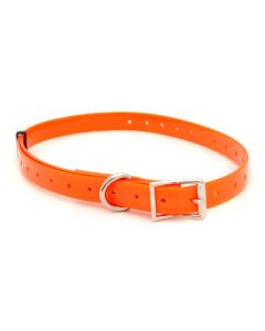 Collar extra fino para perros POLYTEC 70 cm naranja