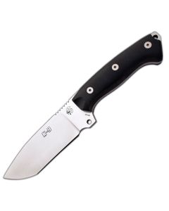 Cuchillo J&V K9 G10 funda de piel