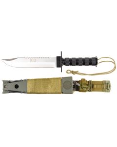 Cuchillo MFH Jungle II con kit de supervivencia