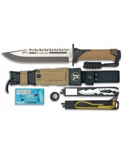 Cuchillo Supervivencia K25 Thunder 1 Árido Pixelado